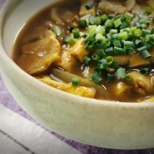 キッチンからふる3月　カレーうどん